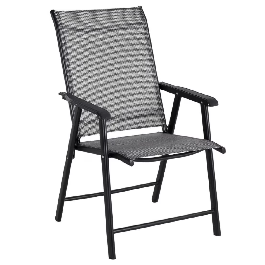 Сгъваем Комплект за Балкон – Маса с Темперирано Стъкло + 2 Стола