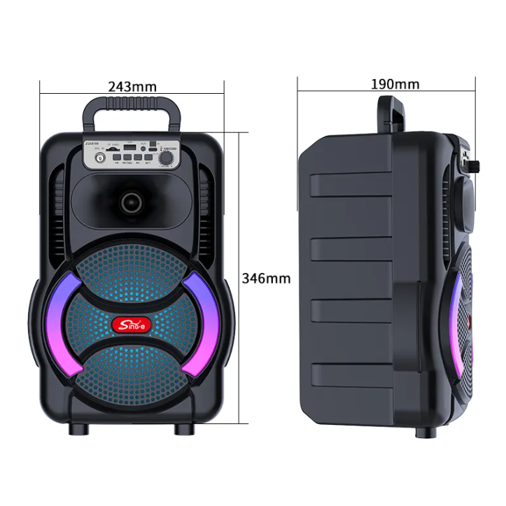 Безжична Тонколона 8" Sing-e с Безжичен Микрофон