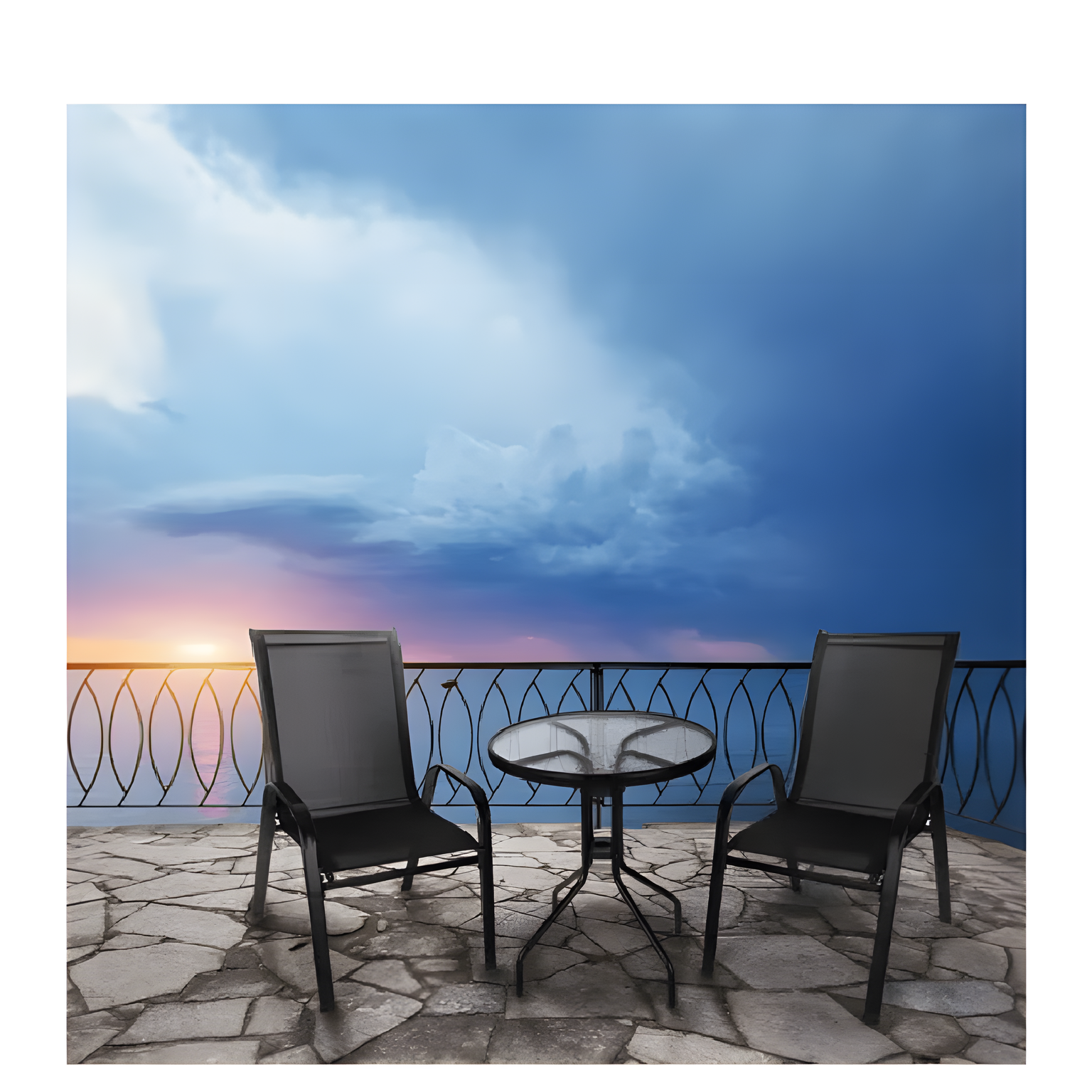 Комплект градински мебели RELAX 3 части - Маса със столове