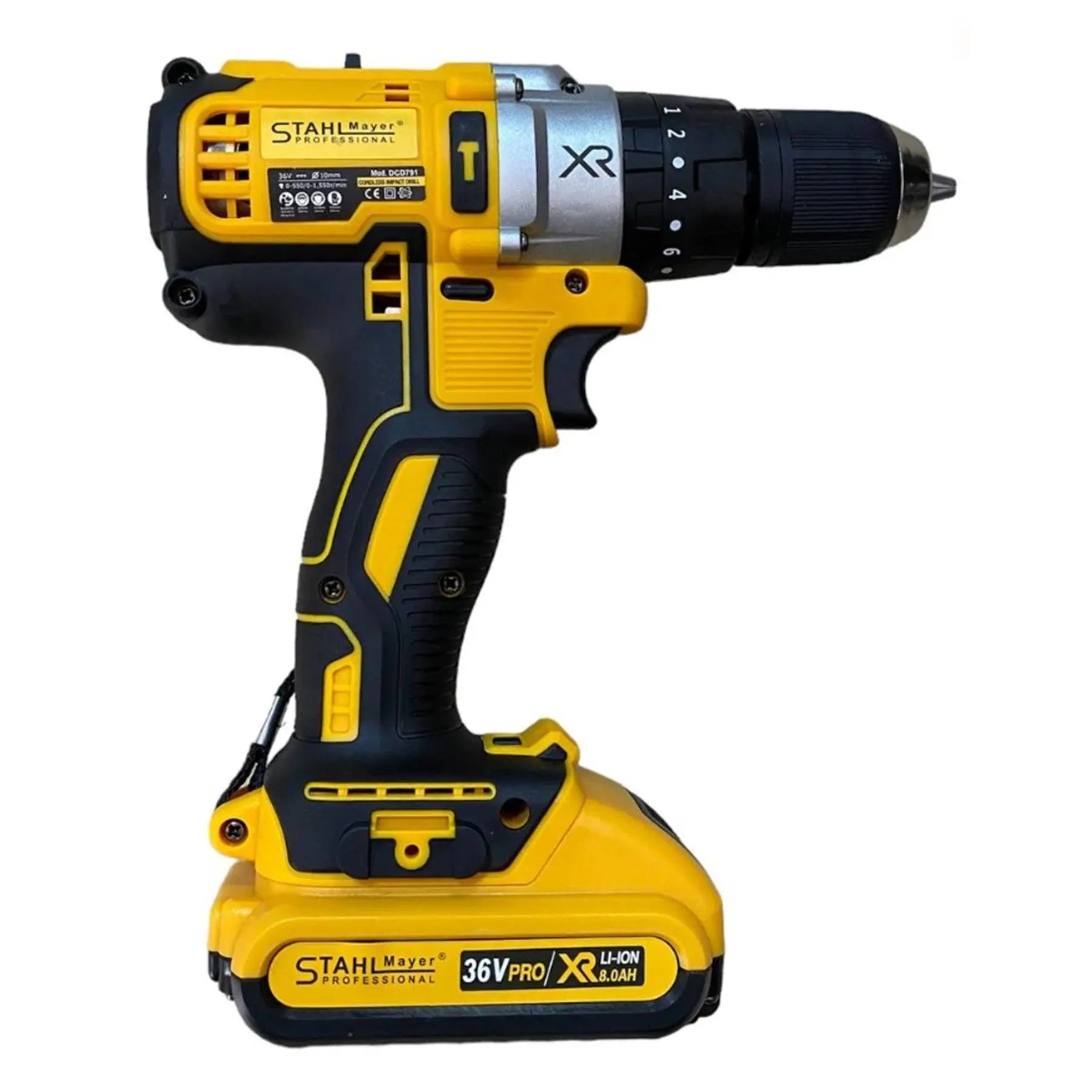 Акумулаторен Винтоверт STAHLMAYER XR 36V 8,0AH + Инструменти в Куфар - Smartko.store