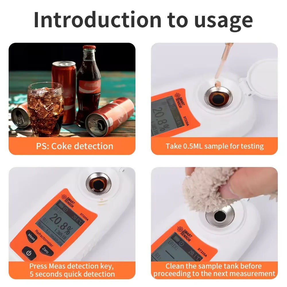 Професионален Рефрактометър Smart Sensor ST335A