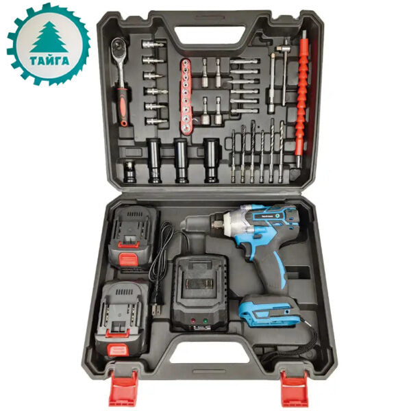 Акумулаторен Гайковерт Тайга с инструменти