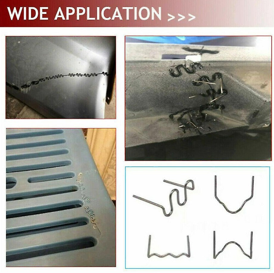 Пистолет за Лепене на Пластмаса със Скоби + Клещи и Макетен Нож
