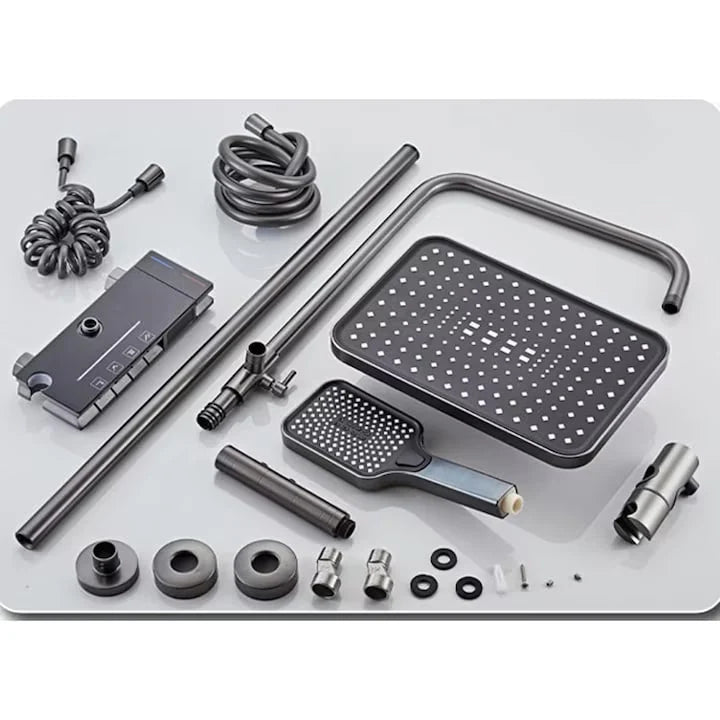 Комплект Кран за Душ AOVO с Дигитален Дисплей и Мултифункционални Режими