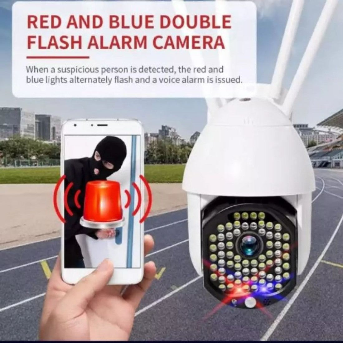 COBRA 68 LED YCC365+ Куполна Безжична Камера