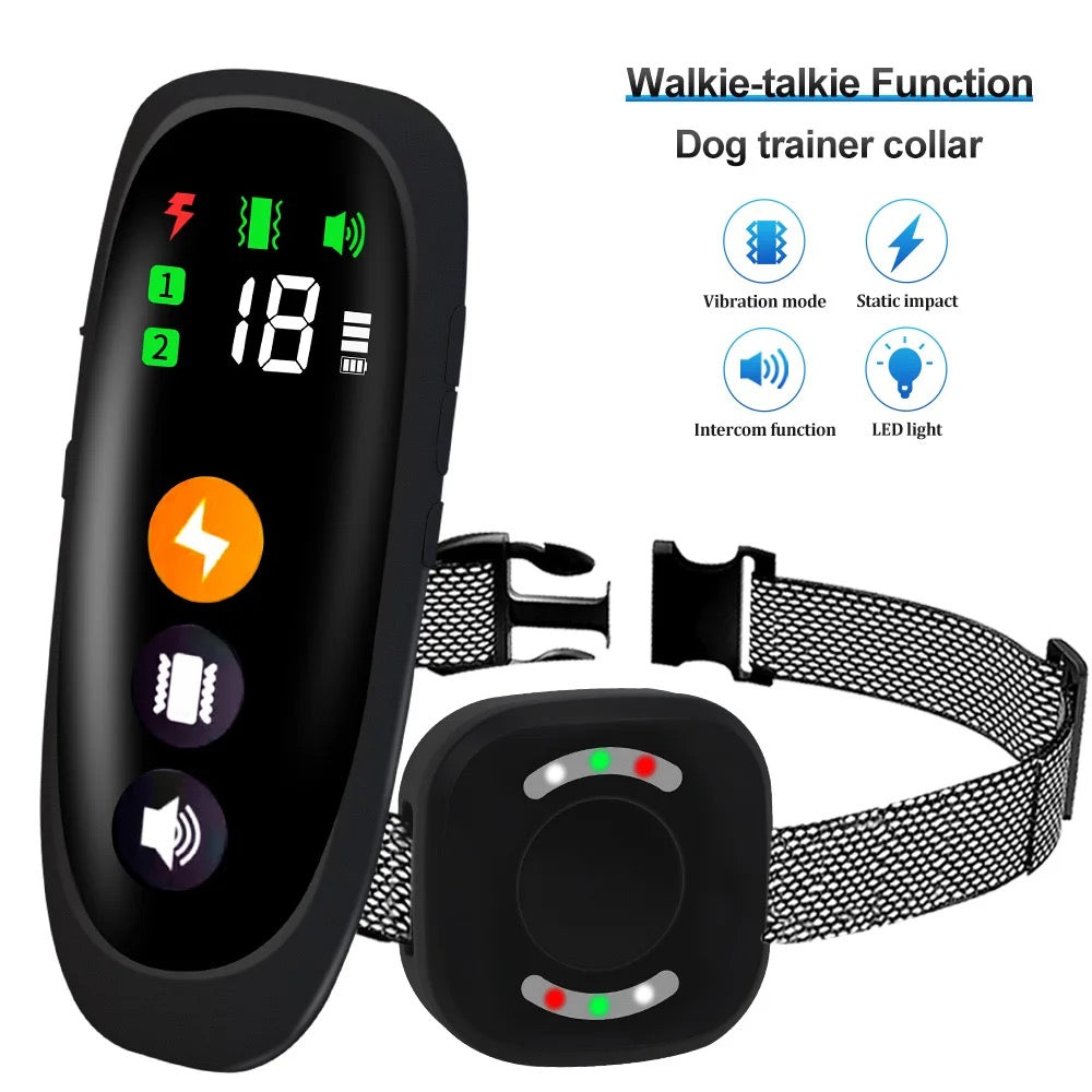 Електронен нашийник за обучение на кучета срещу лаене, 4 режима