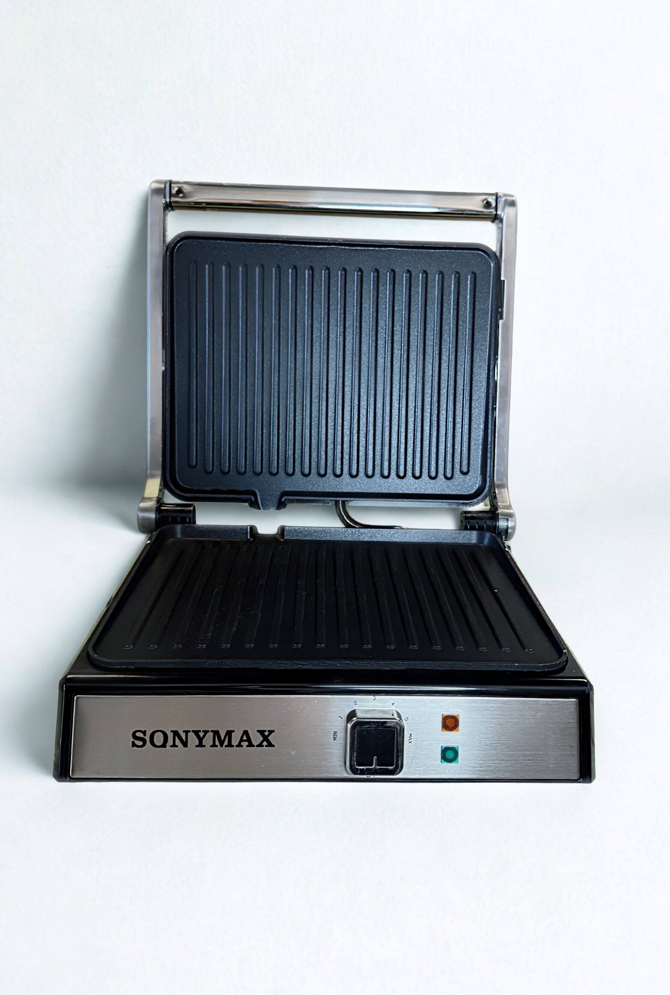 „Грил Скара Sonymax SN 9002 – 3000W С Незалепващо Покритие и Регулируема Плоча“