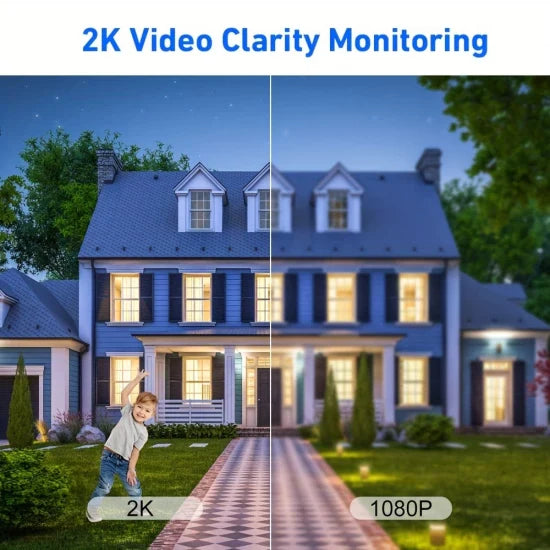 IP Въртяща Безжична Камера Външен Монтаж 6MPX Ultra HD 2K iCam365 + SD Карта 64GB