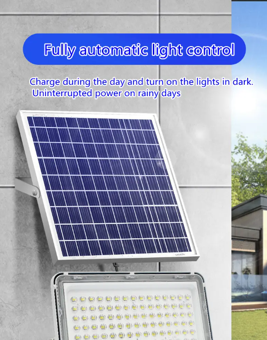 Соларен LED Прожектор Jortan 1000W С Дистанционно И Отделен Панел