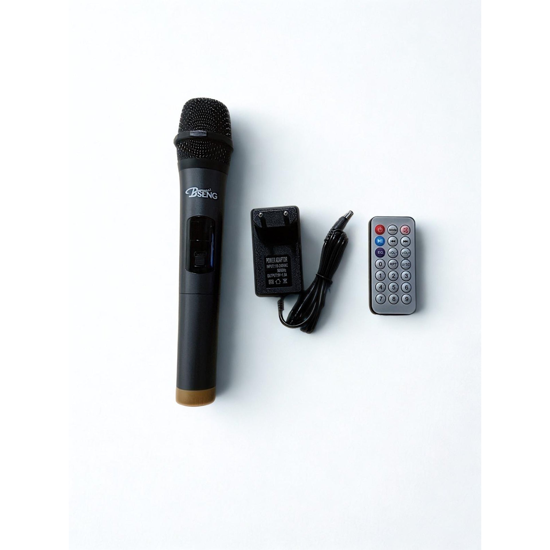 Комплект Безжична Тонколона MSA-5618 С 15" Говорител, Стойка И Безжичен Микрофон – 5000W Мощност За Партита И Събития