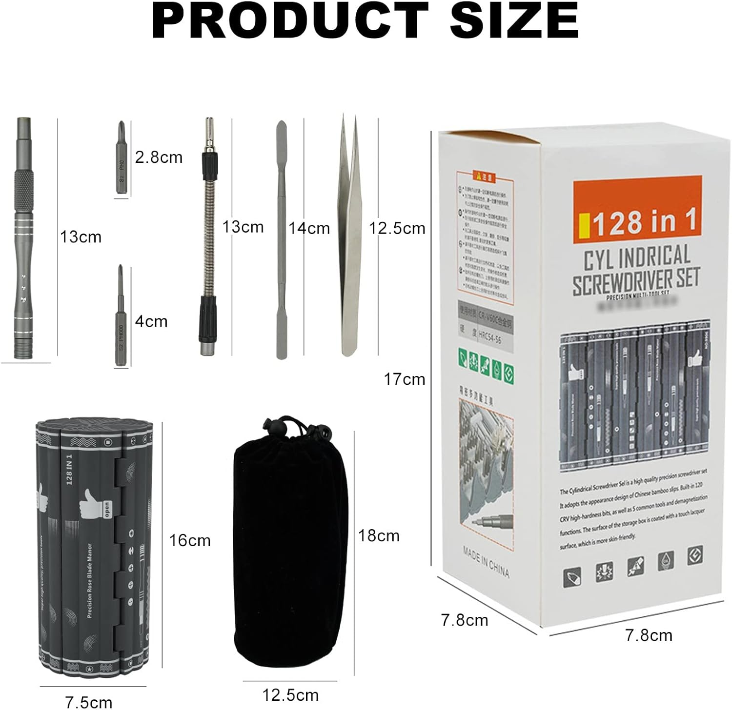 Комплект Прецизни Отвертки 128 в 1