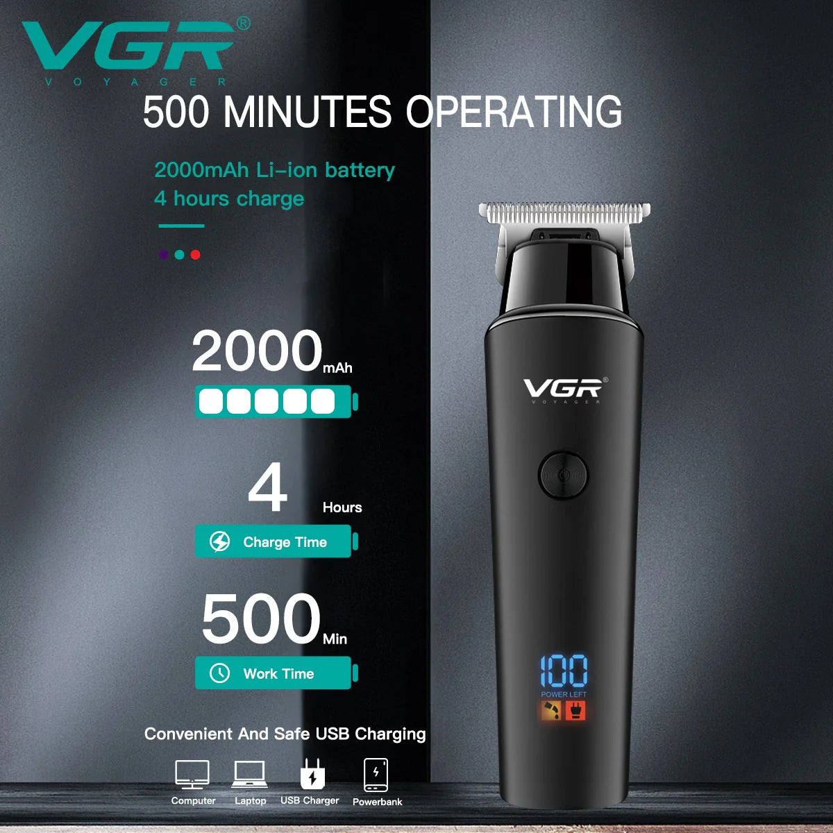 Машинка за Подстригване (Hair Trimmer) VGR V-937