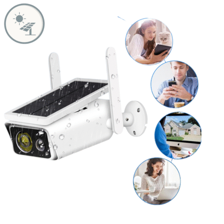 Соларна WiFi камера Full HD 1080p с Нощно Виждане и IP66 Водоустойчивост