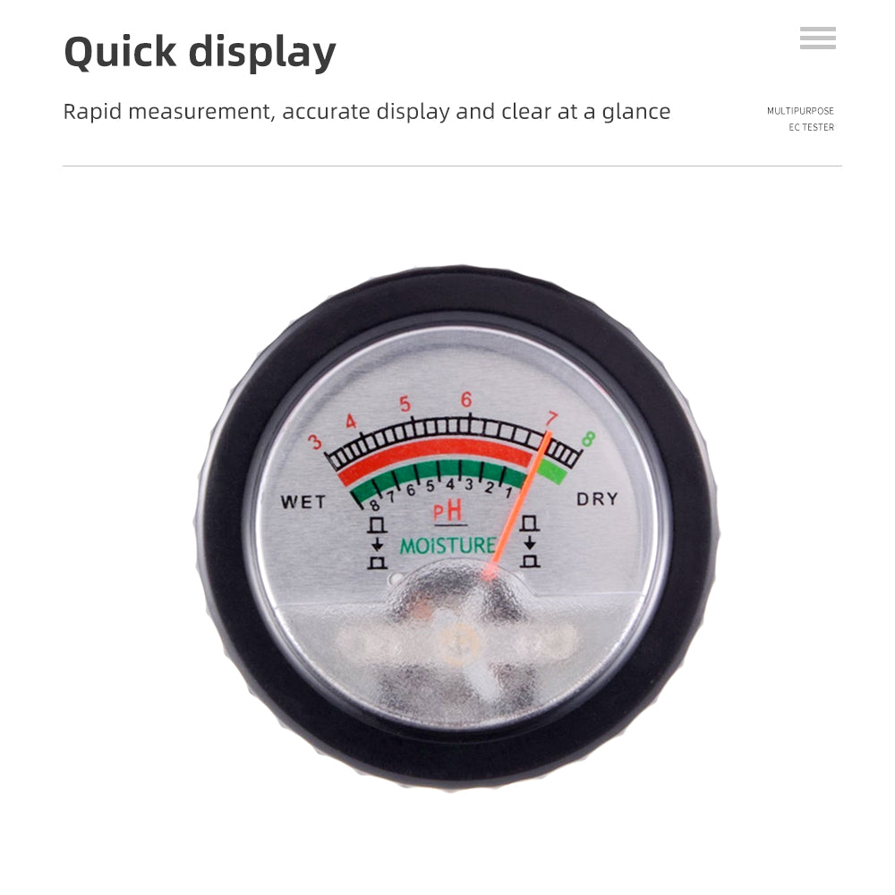 Уред за измерване на pH и влажност на почвата