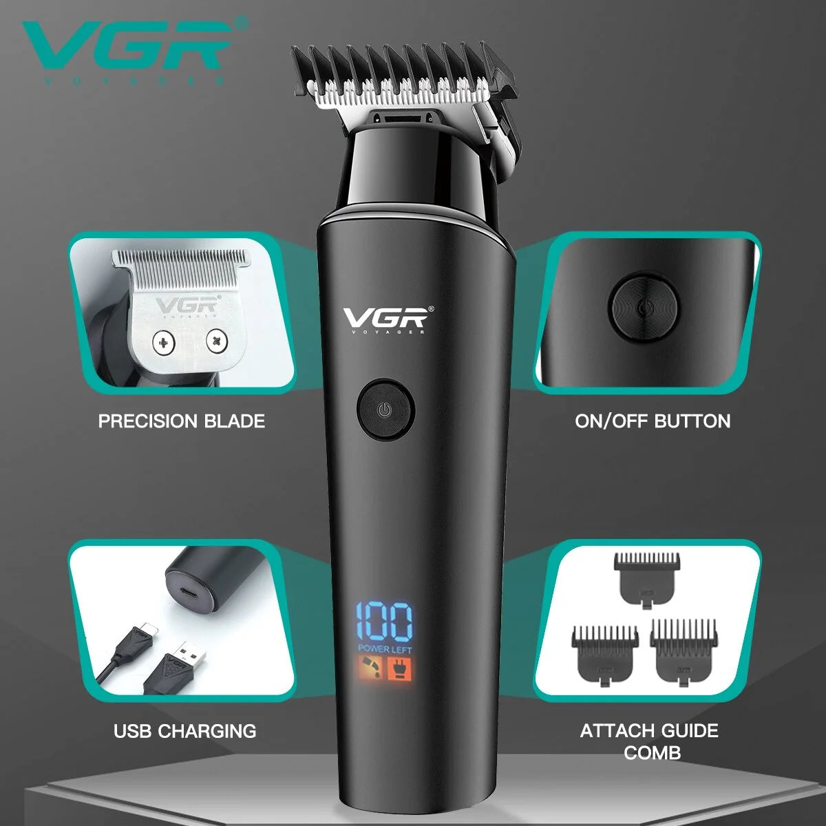 Машинка за Подстригване (Hair Trimmer) VGR V-937