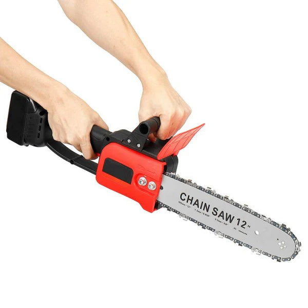 Акумулаторна Резачка за Дърва 12 Инча – Мощна и Лесна за Употреба