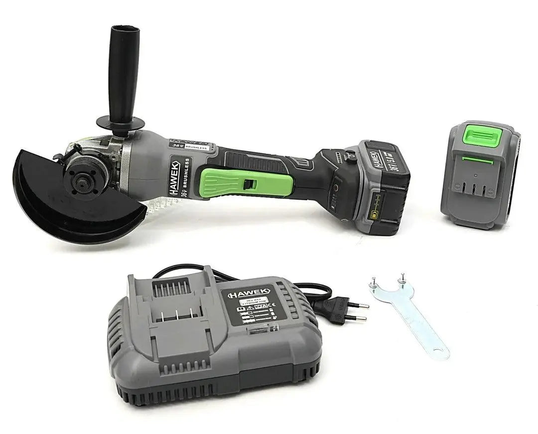 Ъглошлайф акумулаторен 125мм , 36v , HAWEK , HW-3002 - Smartko.store