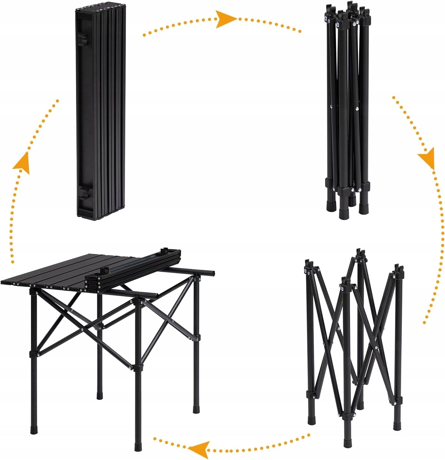 Компактна сгъваема къмпинг маса - 53х53см