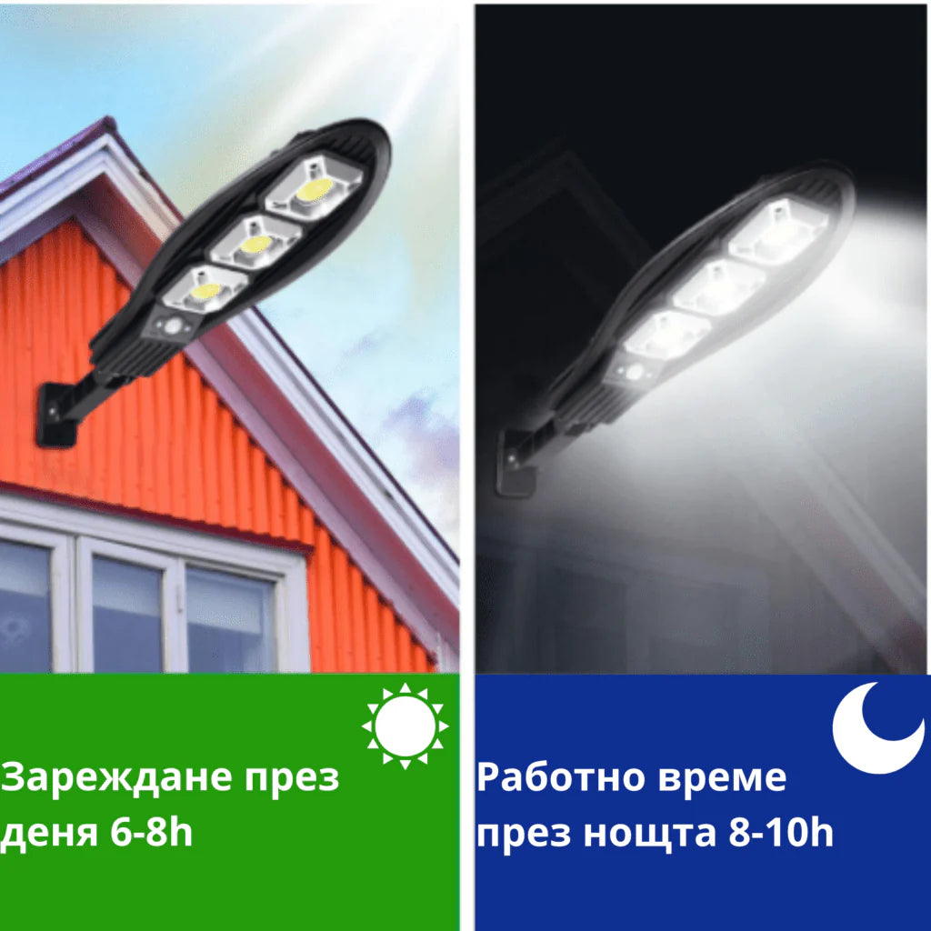 Улична соларна LED лампа 600W