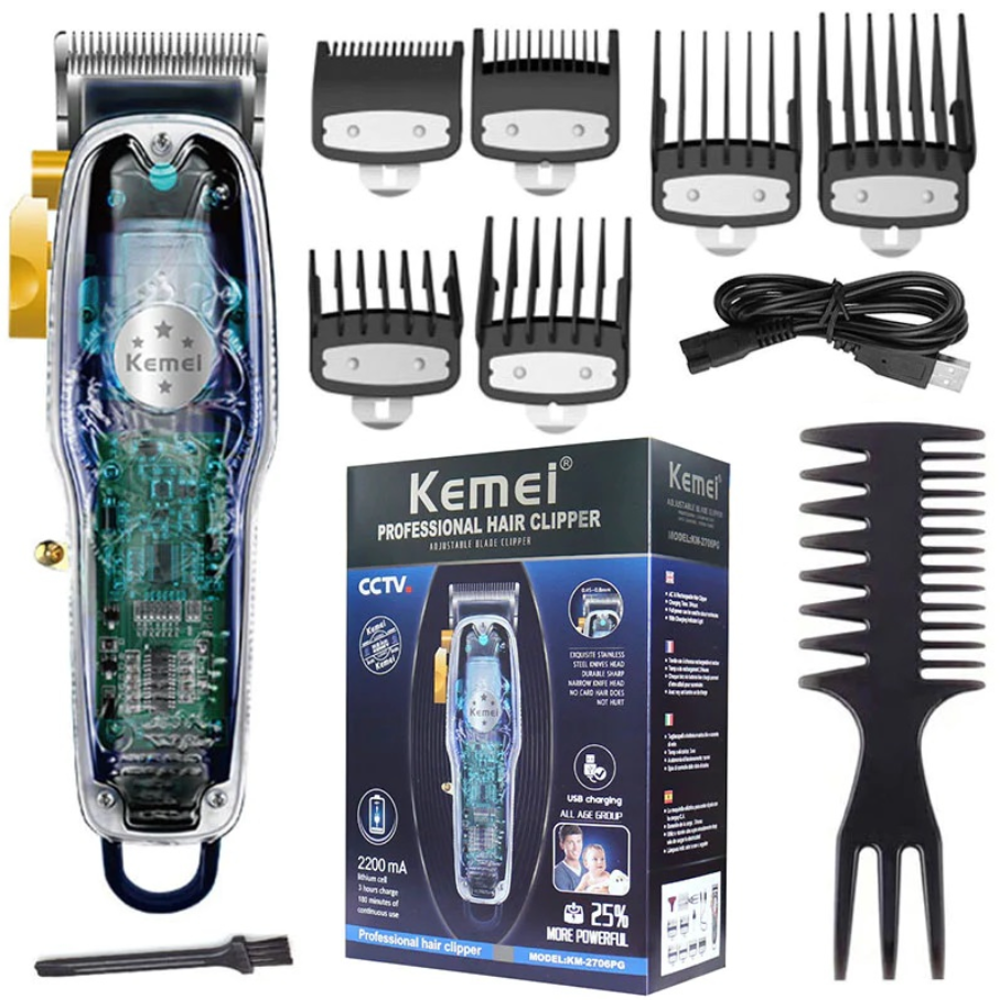 Професионална Машинка За Подстригване Kemei KM-2706PG - Smartko.store