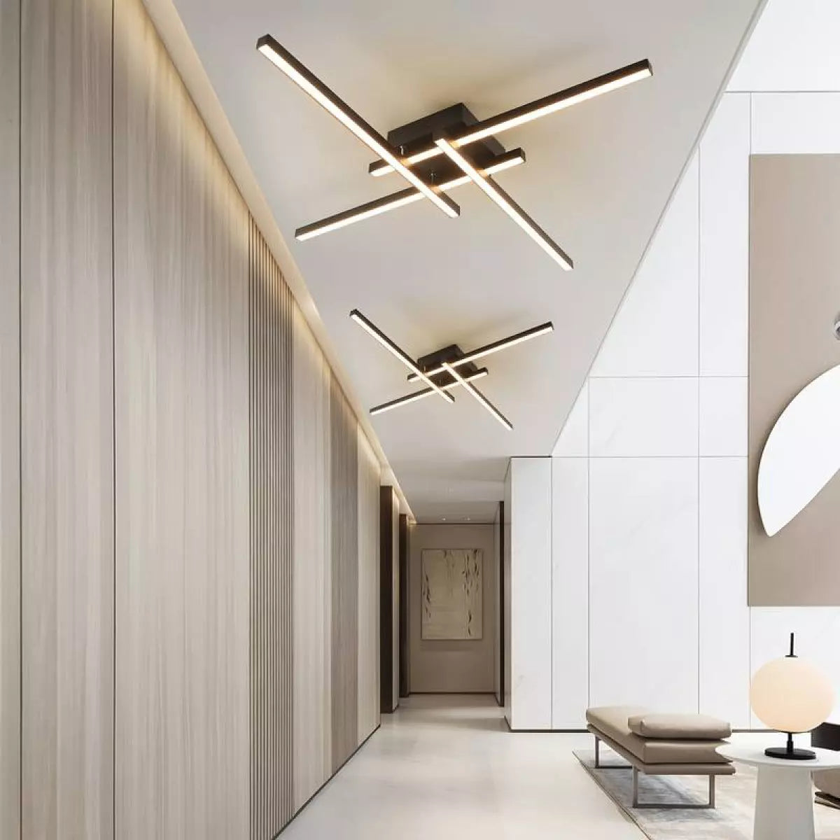 LED осветително тяло с 4 рамена