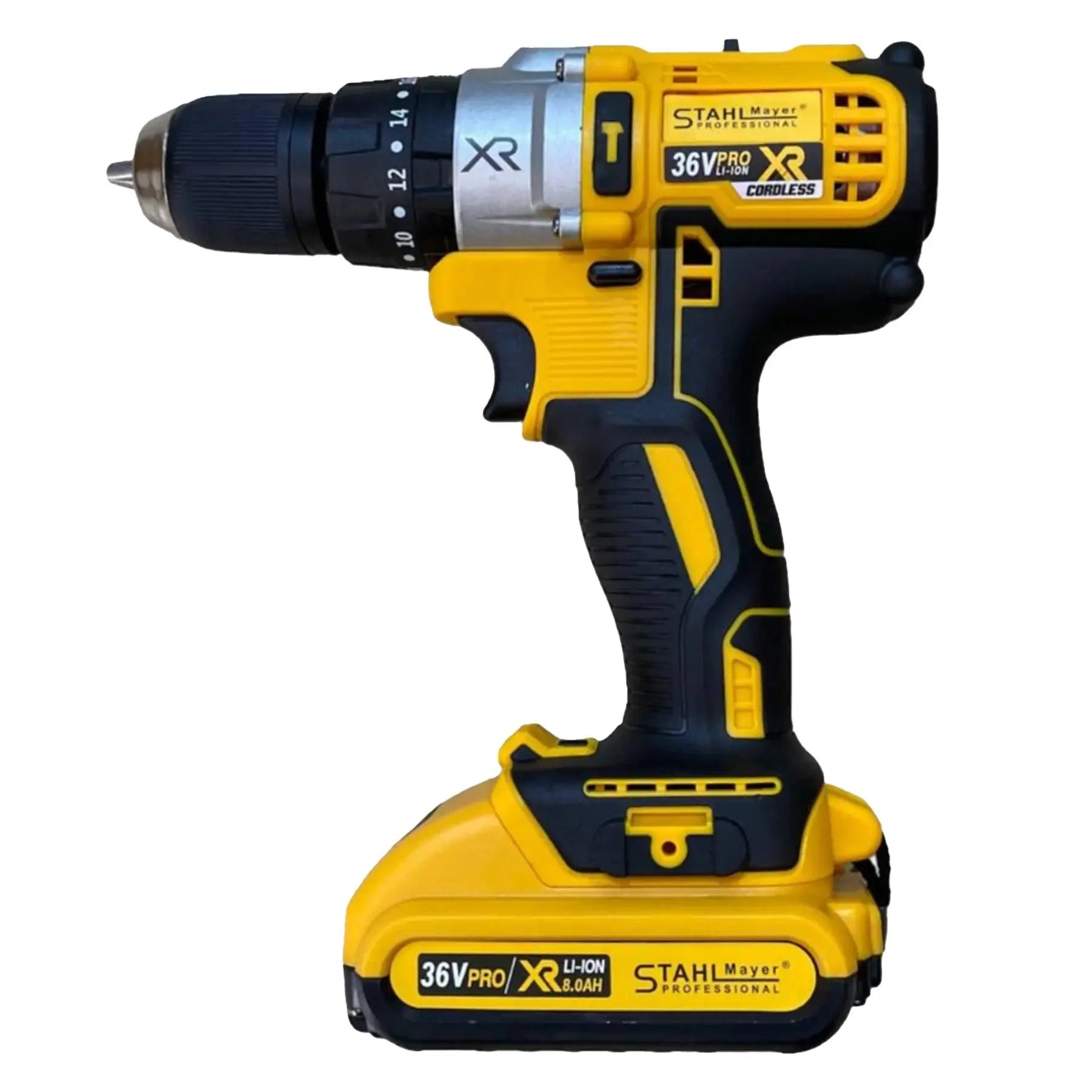 Ударен винтоверт Stahlmayer с инструменти 36v, 8.0 ah - Smartko.store