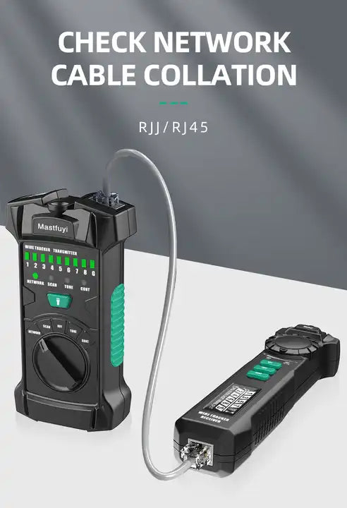 Преносим Уред За Намиране и Проследяване На Кабели RJ11 RJ45 PoE До 300m