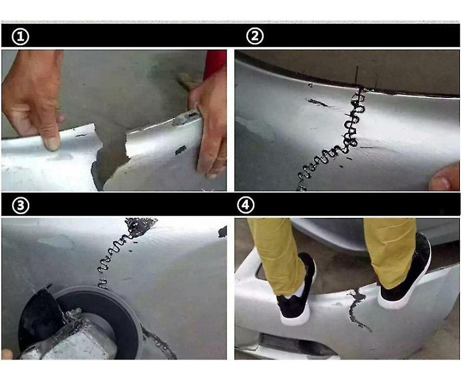 Пистолет за Лепене на Пластмаса със Скоби + Клещи и Макетен Нож