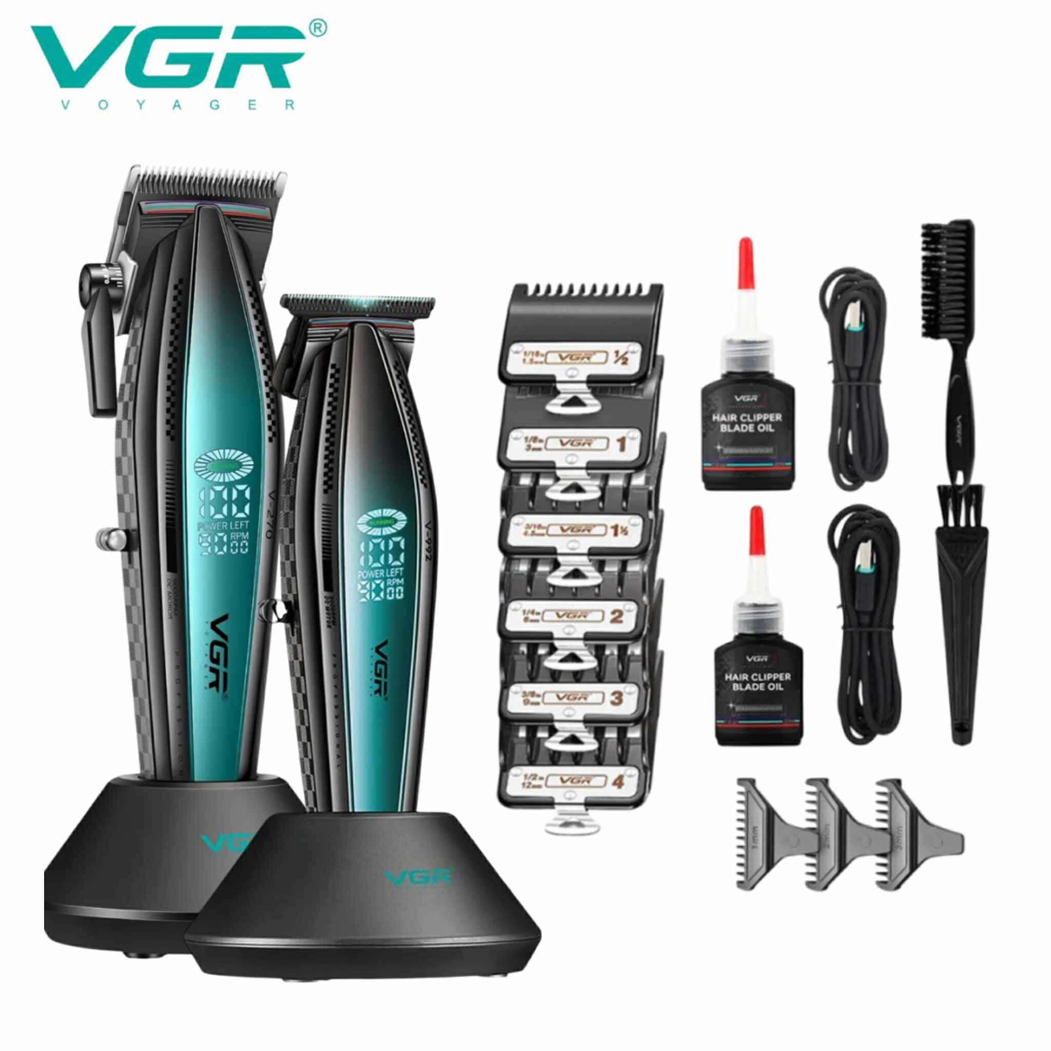 Професионален Комплект за Подстригване VGR – Машинка V-270 + Тример V-992
