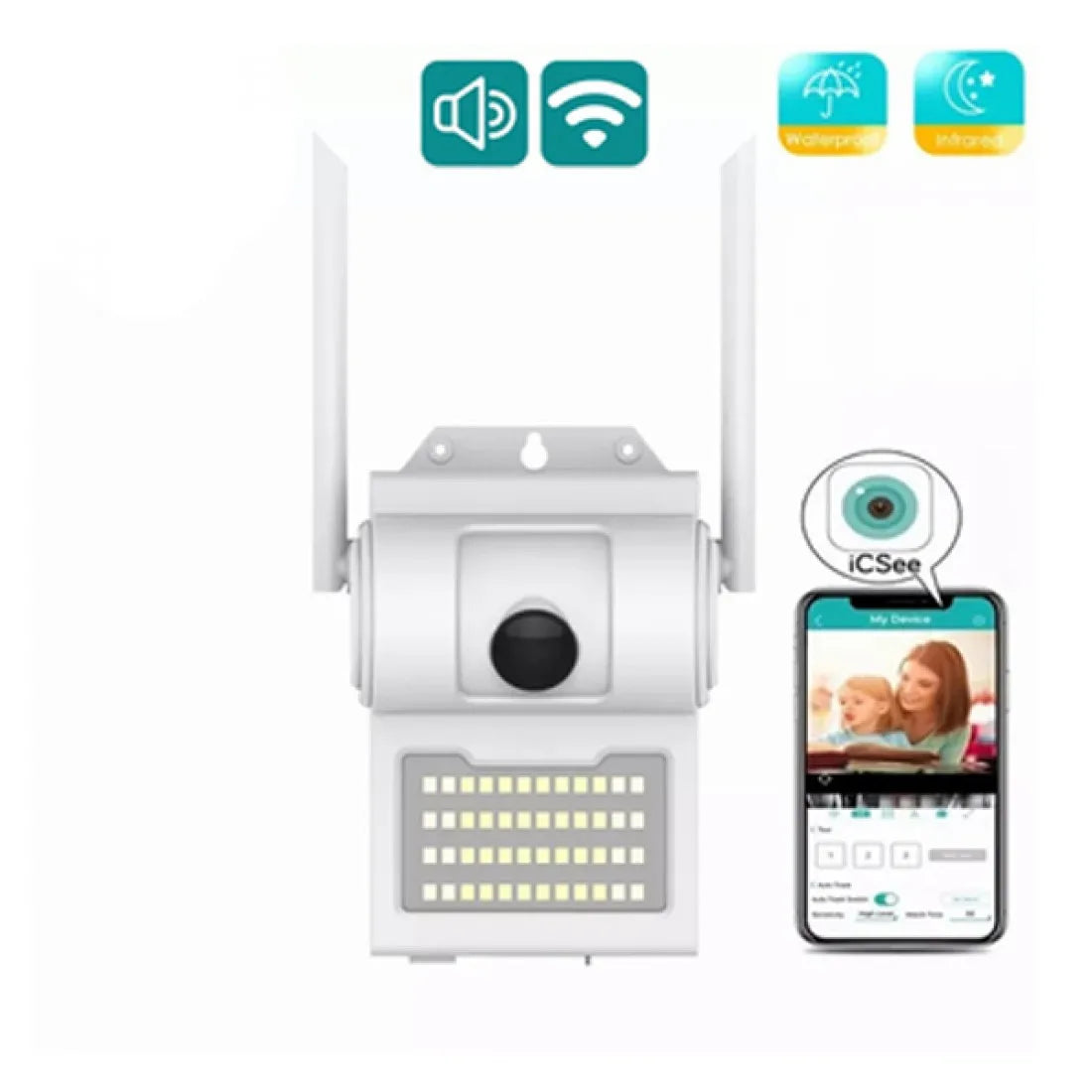 Wi-Fi Камера с Осветление V380