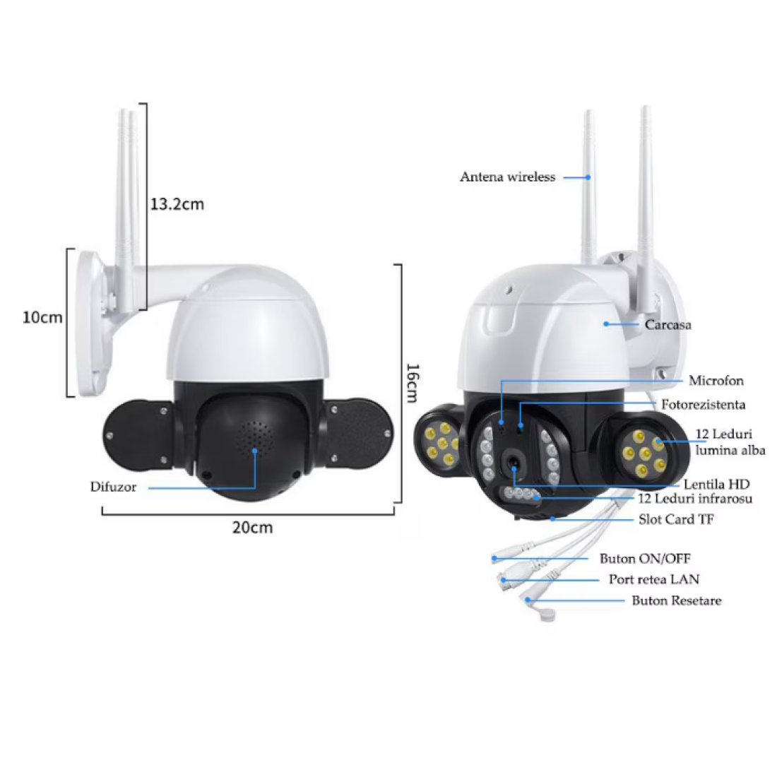A10 Куполна Безжична Камера