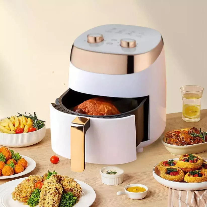 Елегантен Компактен Air Fryer – Фритюрник с горещ въздух 5 литра