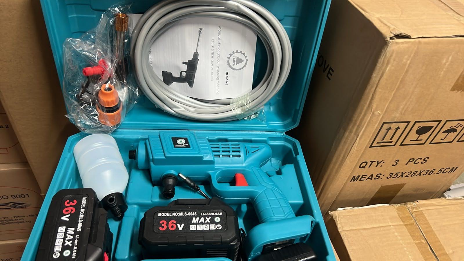 Акумулаторна Водоструйка ТАЙГА 36V с Две Батерии