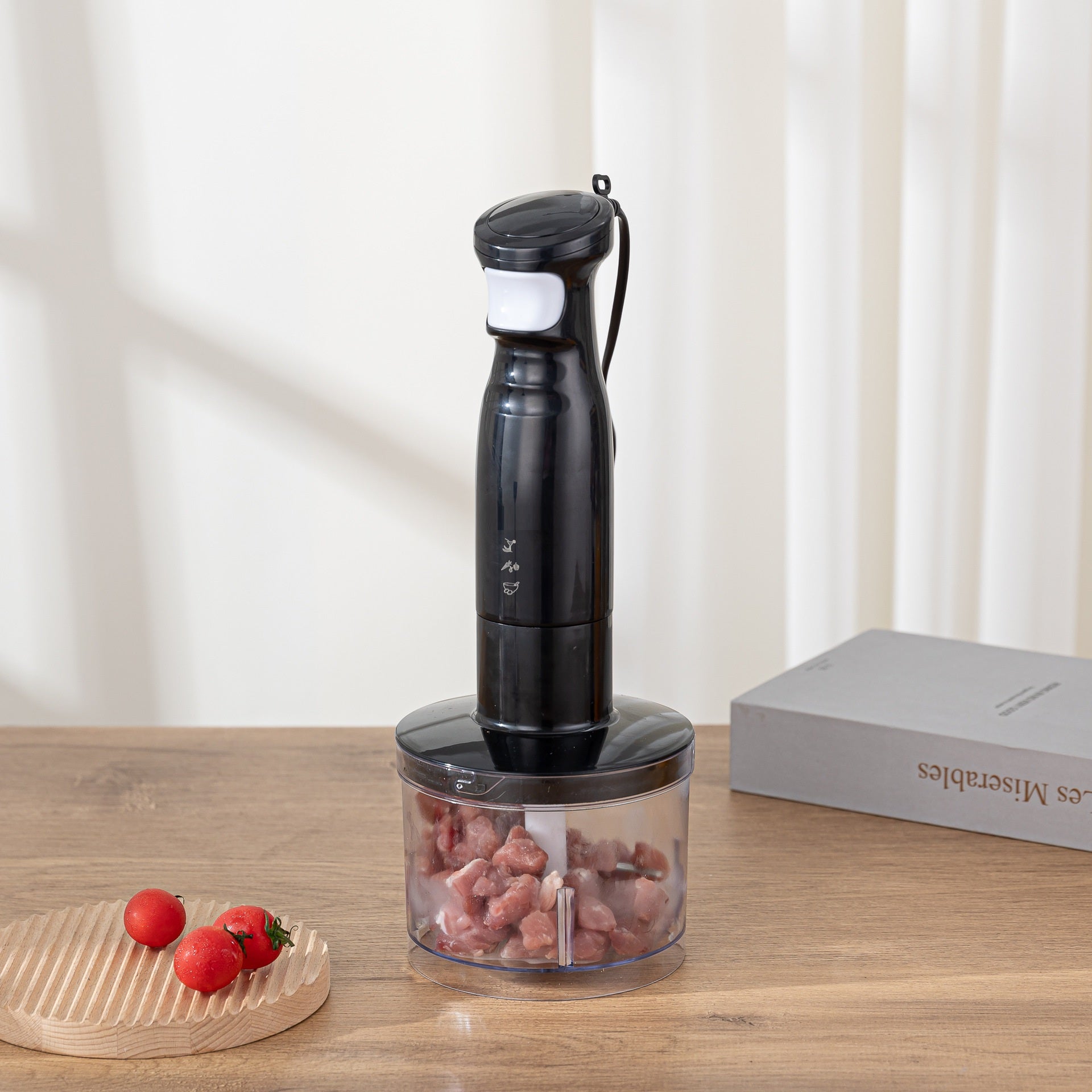 „Блендер Сет 4в1 Sonymax SN 8005 – Пасатор, Чопър, Бъркалка И Кана, 1200W“