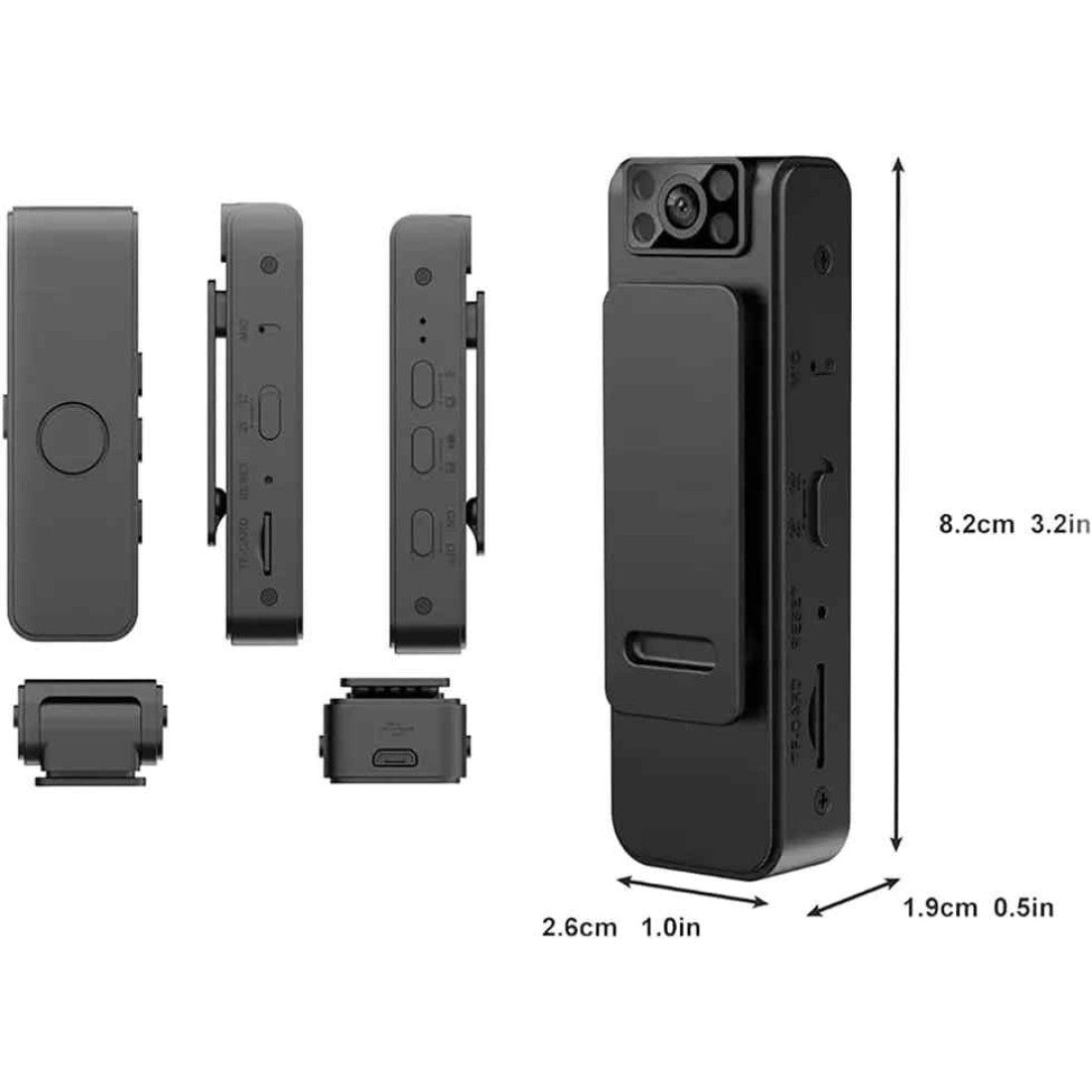 BODY CAMERA 6016 – Скрита Камера за Ревер CS08