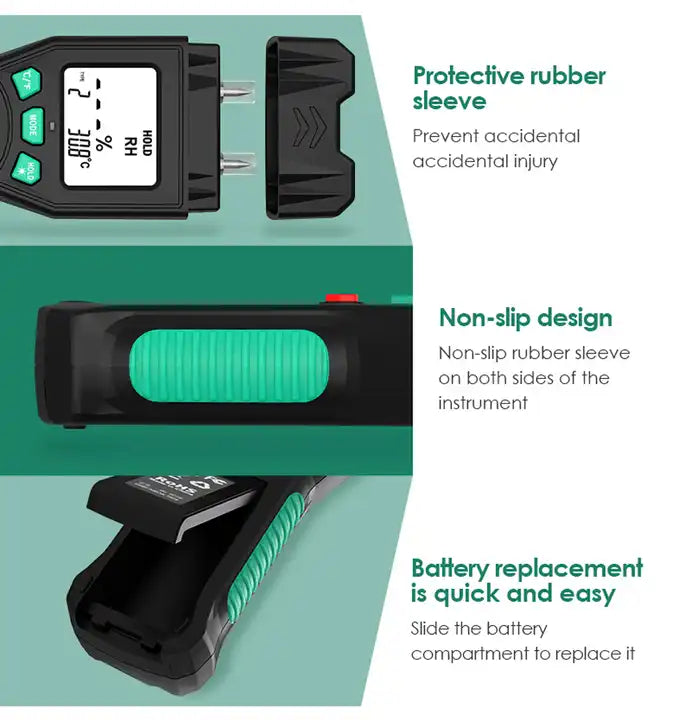 Цифров Влагомер За Дърво и Строителни Материали