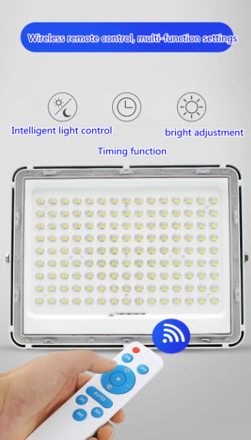 Соларен LED Прожектор Jortan 1000W С Дистанционно И Отделен Панел