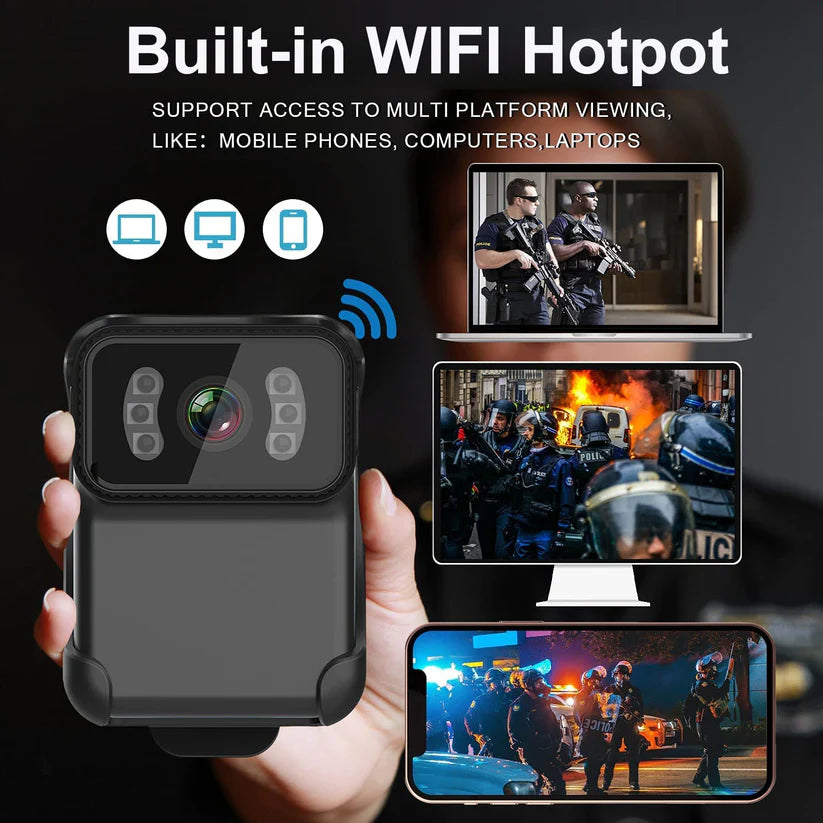 Камера За Тяло С Нощно Виждане Body – Компактна, Сигурна И Лесна За Използване