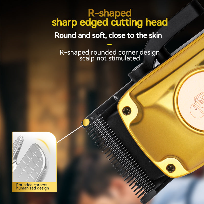 Kemei KM 511 Машинка За Подстригване С 4 Приставки И LCD Дисплей