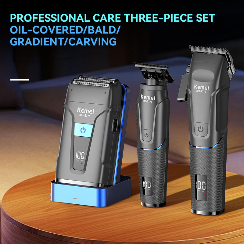 Комплект Машинки За Подстригване И Бръснене Kemei KM-2375 – Професионална Грижа У Дома