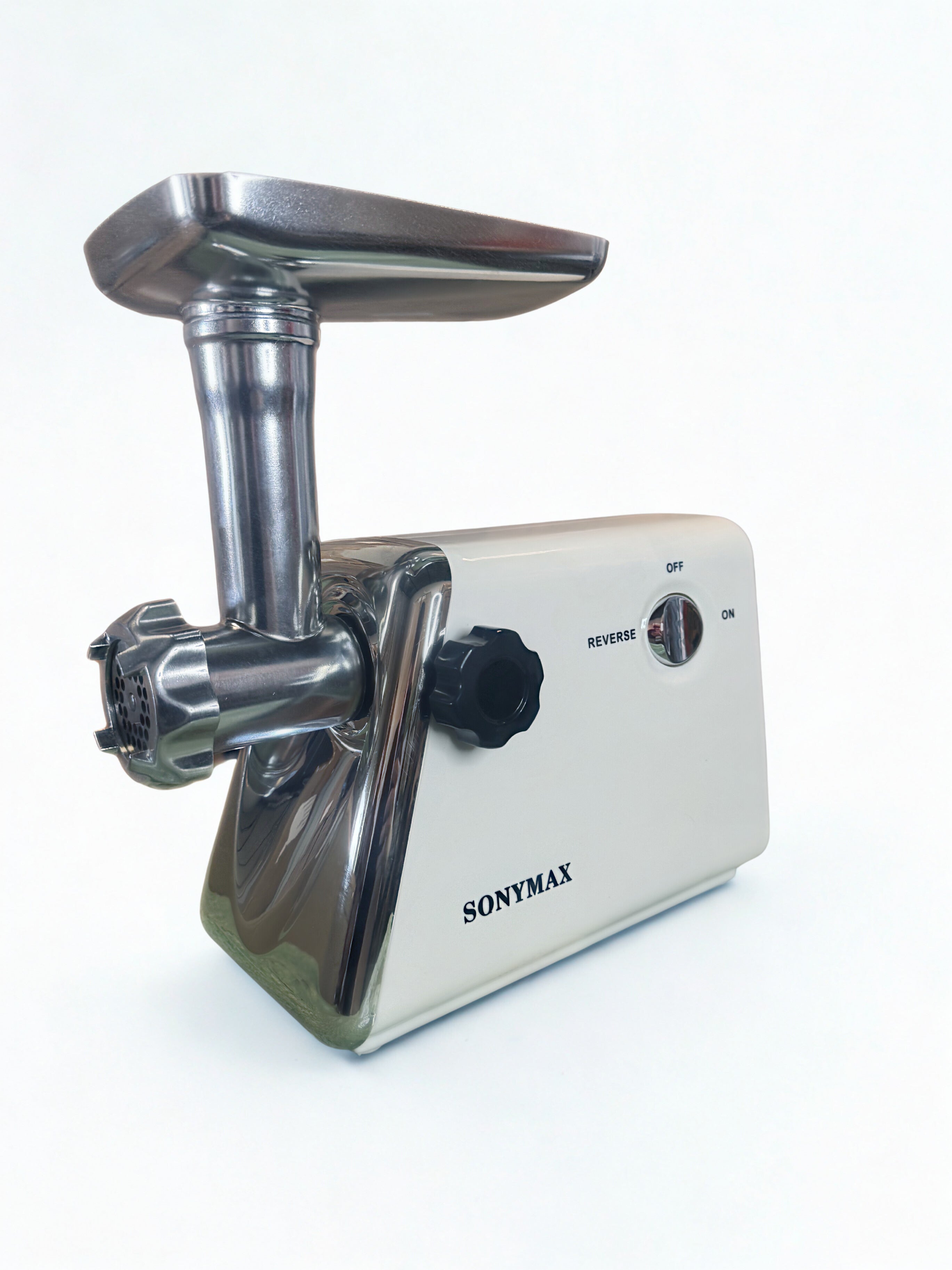 „Месомелачка Sonymax SN 4001 – 2200W С Приставки За Колбаси и Функция Reverse“