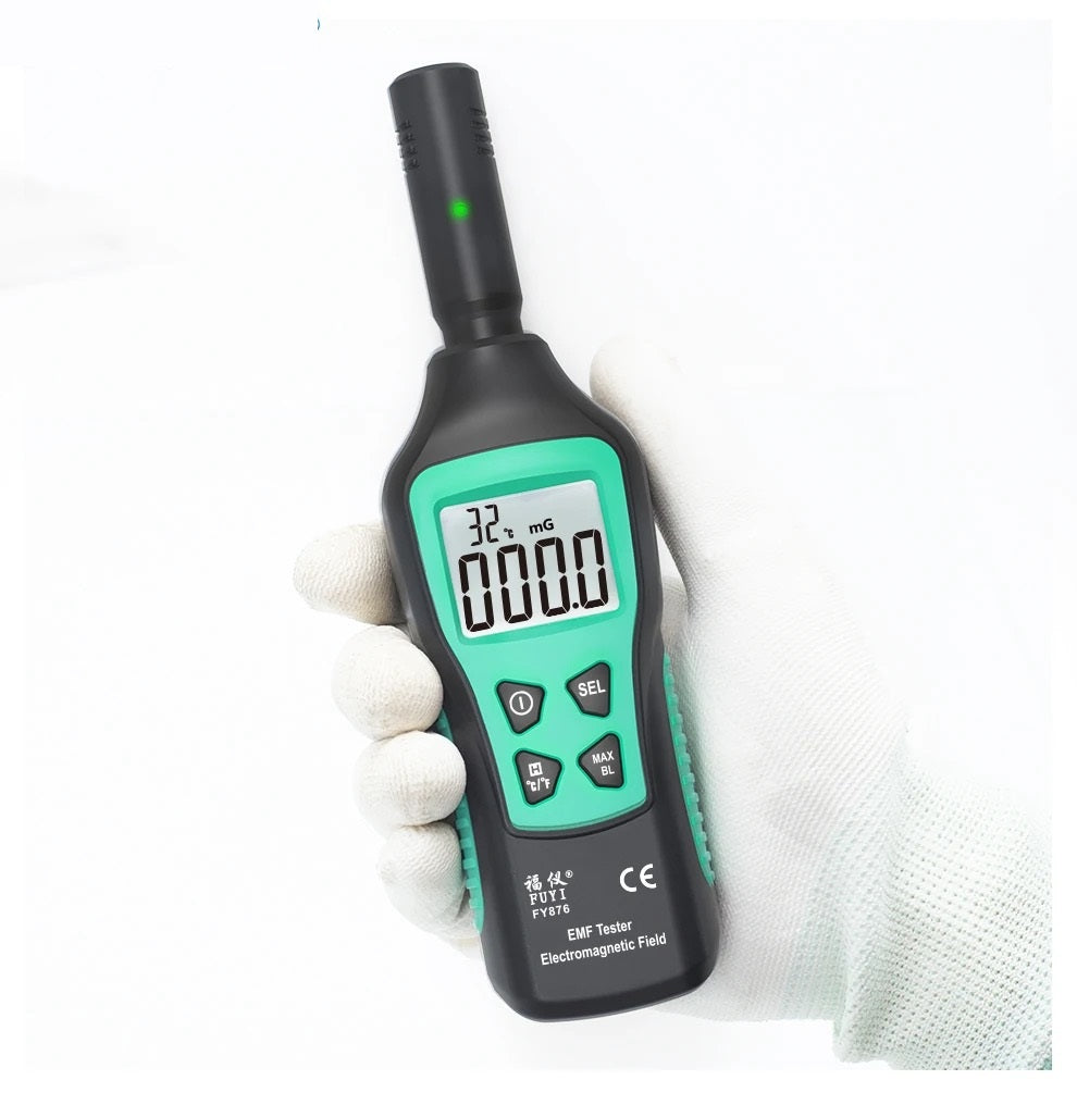 Професионален Цифров Детектор за Електромагнитно Излъчване (EMF)