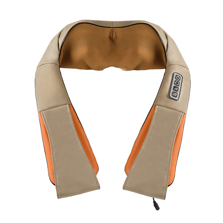 Шиацу Масажор С 16 Масажиращи Глави И Загряване – За Врат, Гръб И Раменe