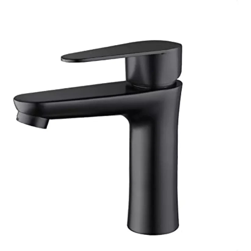 Смесител За Мивка От Неръждаема Стомана С Черно Мато Покритие