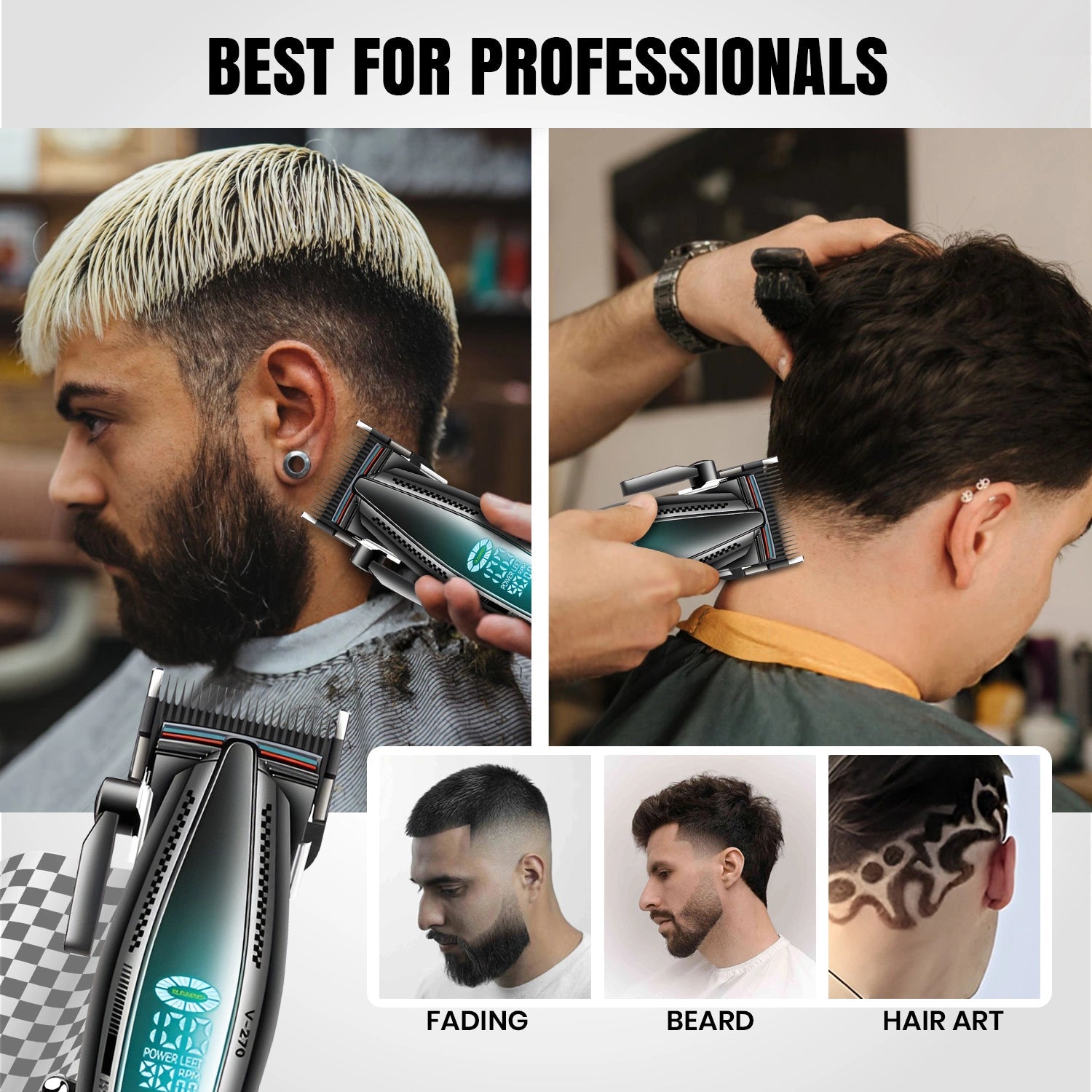 Професионална Машинка за Подстригване VGR V-270