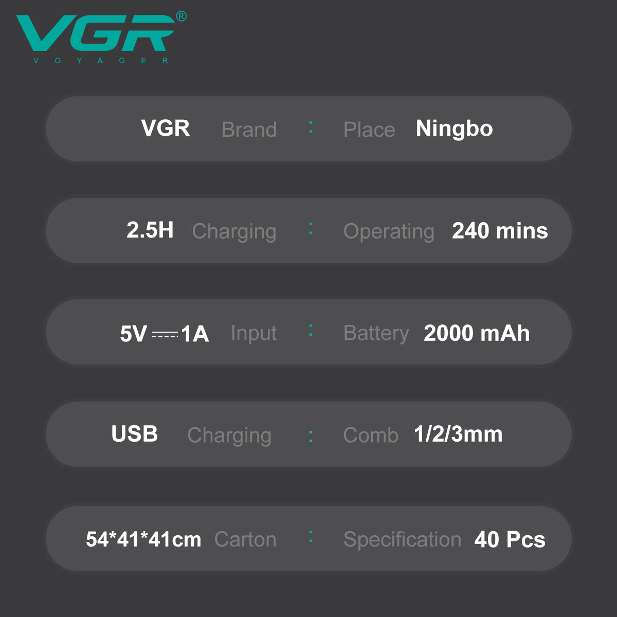 Професионален Тример VGR V-906