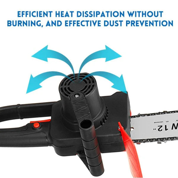 Акумулаторна Резачка за Дърва 12 Инча – Мощна и Лесна за Употреба